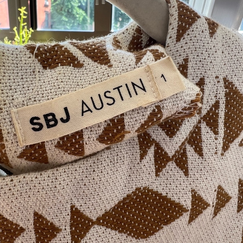 SBJ Austin Geometric Knit Sweater